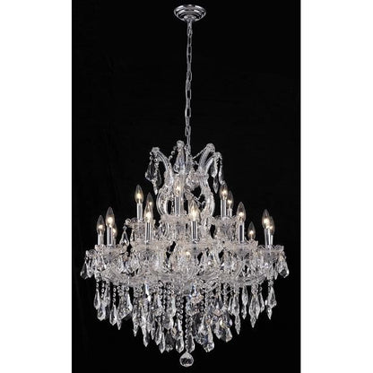 Elegant Lighting Maria Theresa 30 Inch 19 Light Chandelier Cp42756