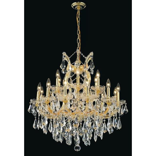 Elegant Lighting Maria Theresa 30 Inch 19 Light Chandelier Cp42756