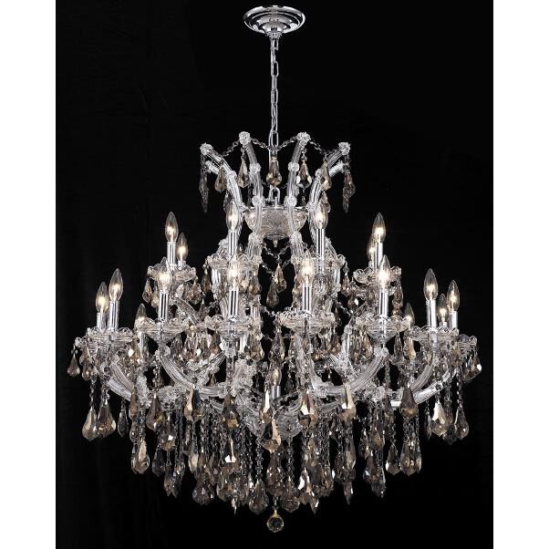 Elegant Lighting Maria Theresa 36 Inch 24 Light Chandelier Cp42759