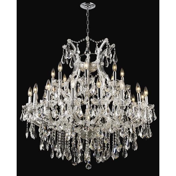 Elegant Lighting Maria Theresa 36 Inch 24 Light Chandelier Cp42759