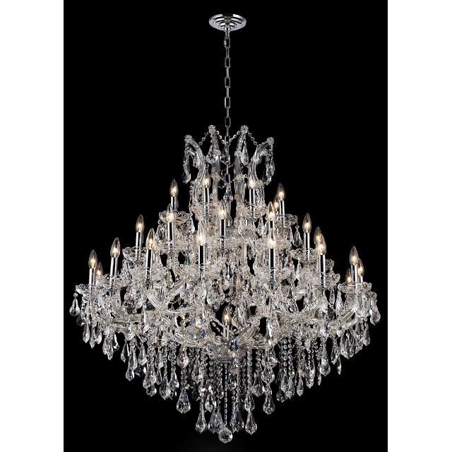 Elegant Lighting Maria Theresa 44 Inch 37 Light Chandelier Cp42762