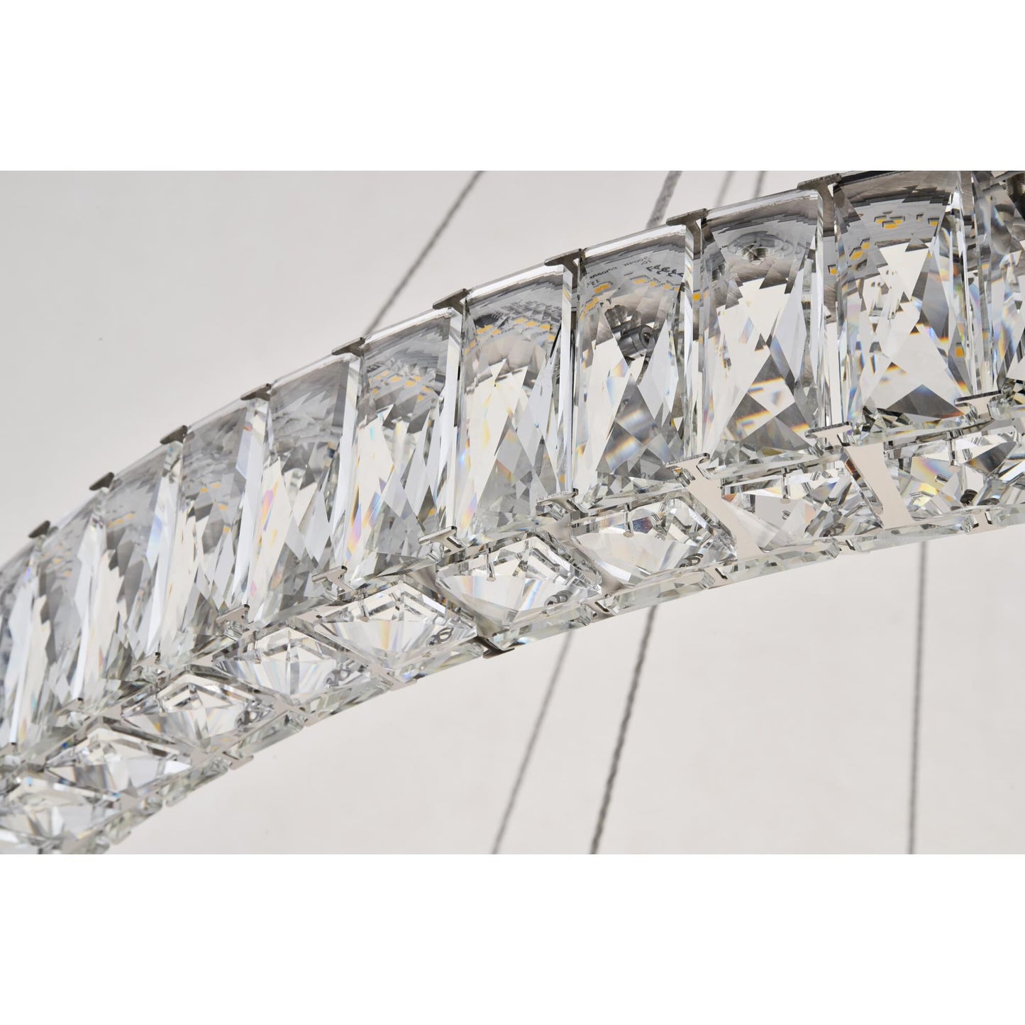 Elegant Lighting Monroe 42 Inch 1 Light Led Chandelier Cp414851