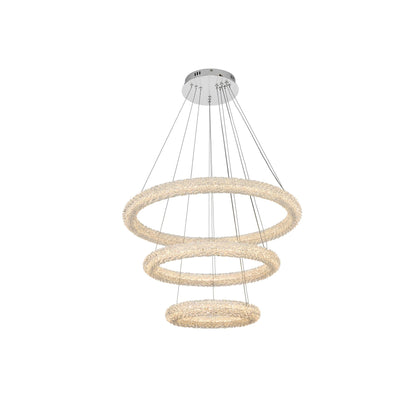 Elegant Lighting Bowen 32 Inch Chandelier Cp818382