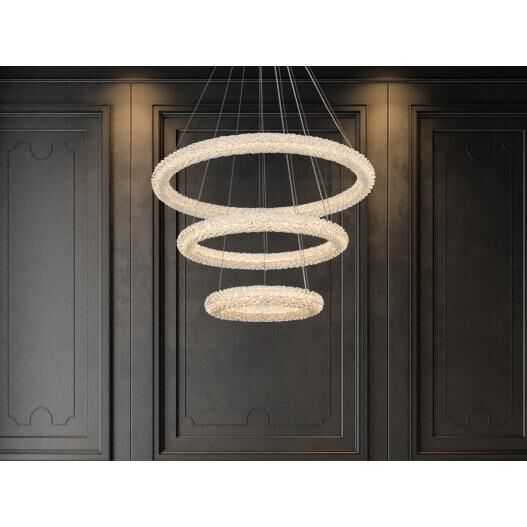 Elegant Lighting Bowen 32 Inch Chandelier Cp818382