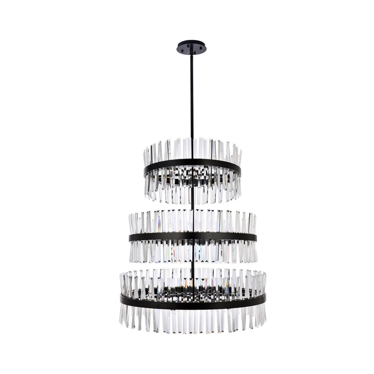 Elegant Lighting Serephina 36 Inch 46 Light Chandelier Cp791532