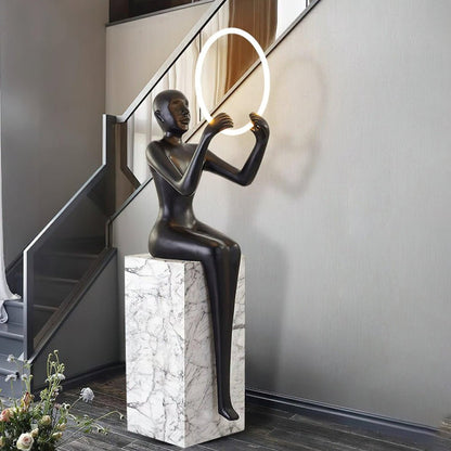 Elena Sculpture Ambient Floor Lamp Floor Lamp