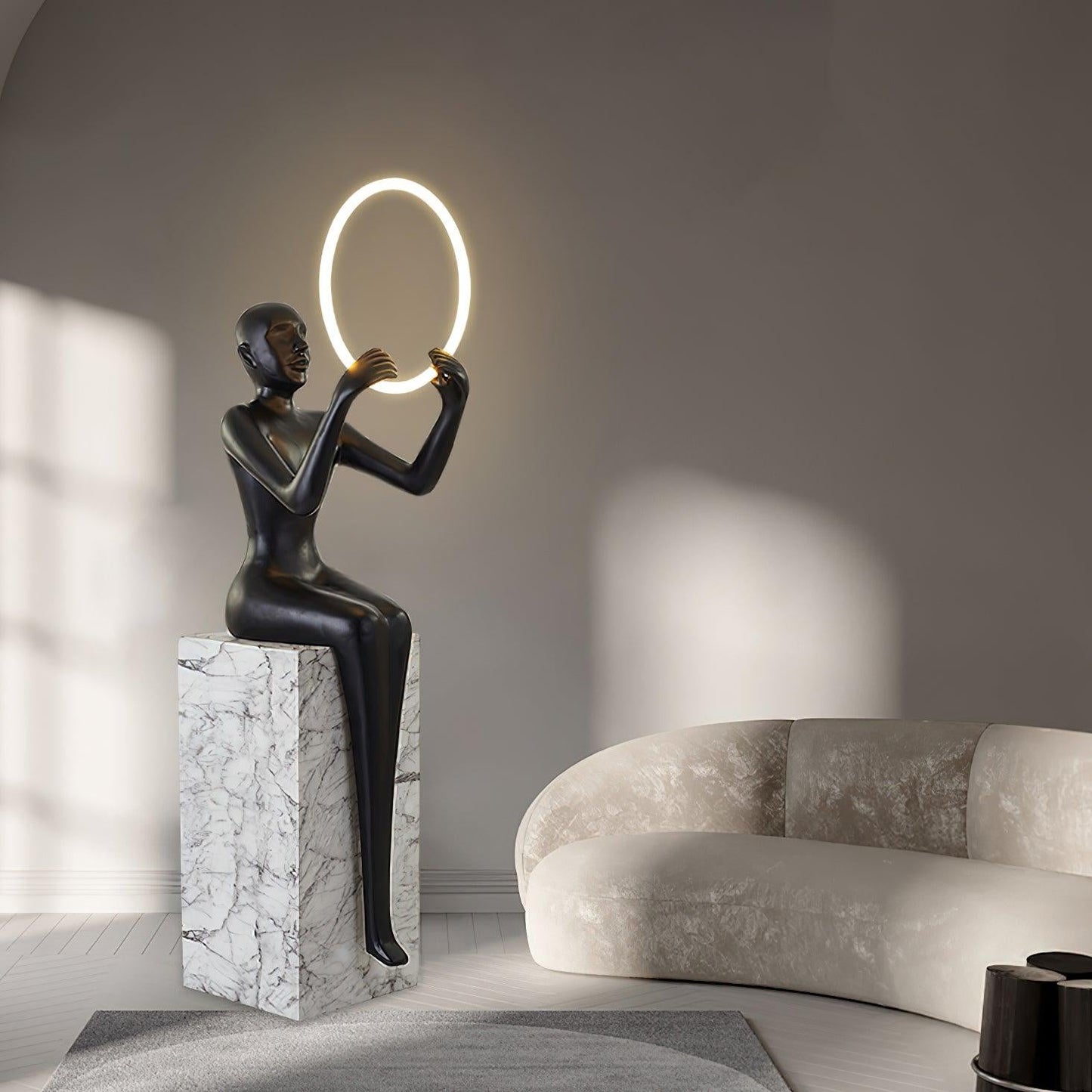 Elena Sculpture Ambient Floor Lamp Floor Lamp