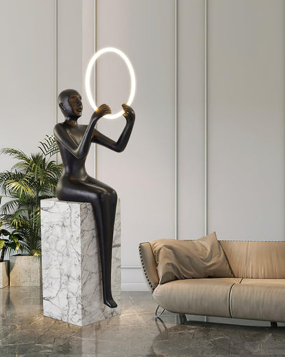 Elena Sculpture Ambient Floor Lamp Floor Lamp