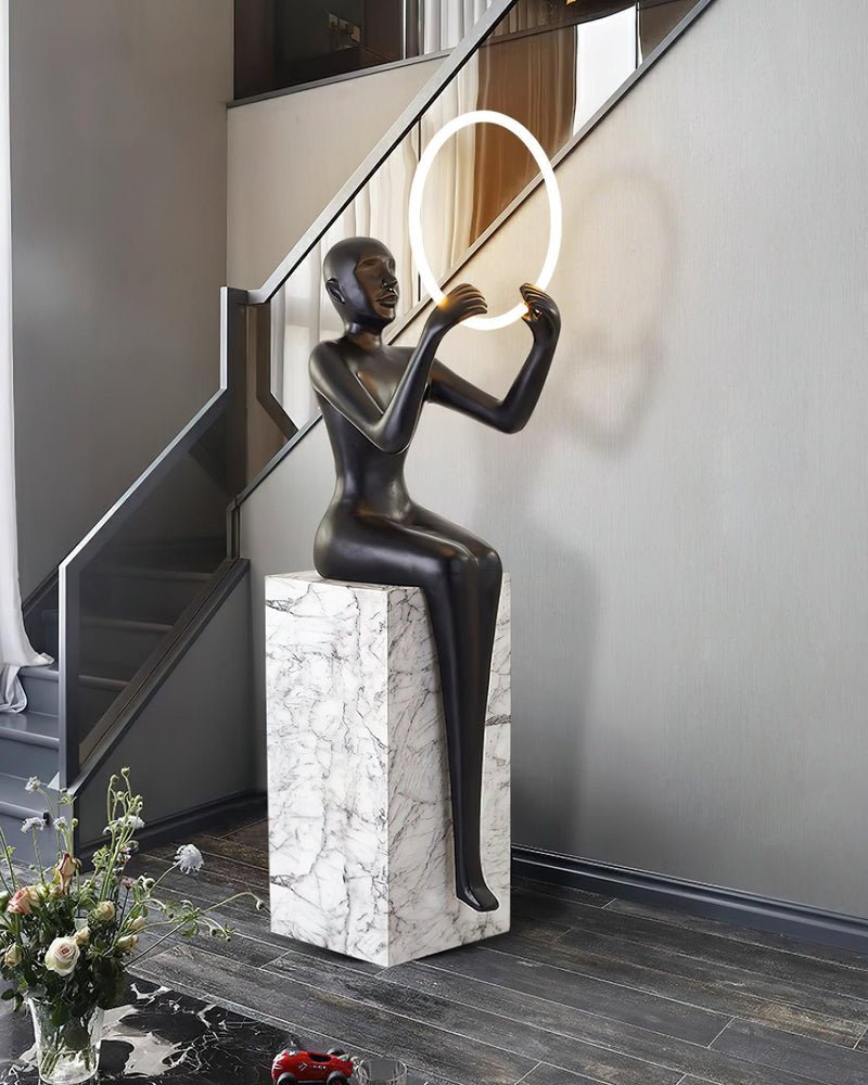 Elena Sculpture Ambient Floor Lamp Floor Lamp