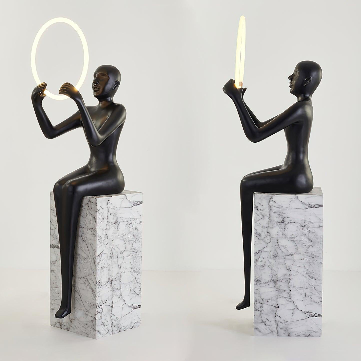 Elena Sculpture Ambient Floor Lamp Floor Lamp