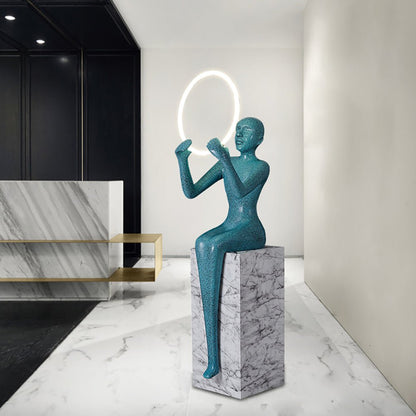 Elena Sculpture Ambient Floor Lamp Floor Lamp