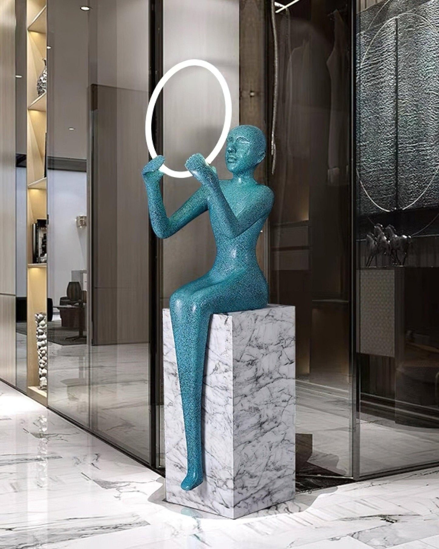 Elena Sculpture Ambient Floor Lamp Floor Lamp