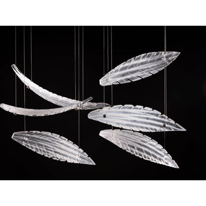 Fine Art Elevate 51" Plumes Rectangular Pendant