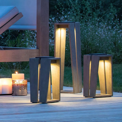 Elira Solar Outdoor Bollard Light