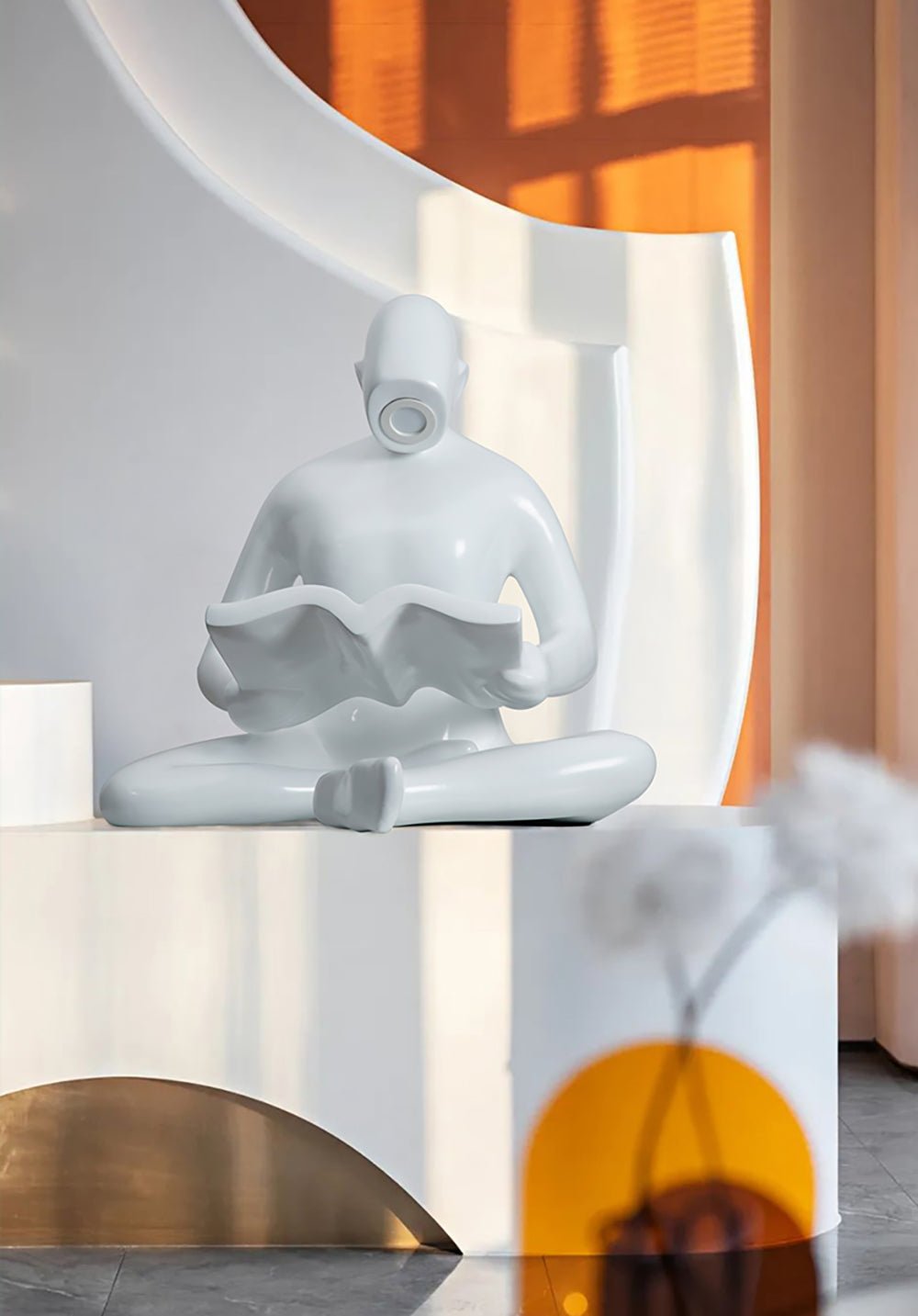 Elliott Reading Sculpture Free-standing Lamp Floor Lamp