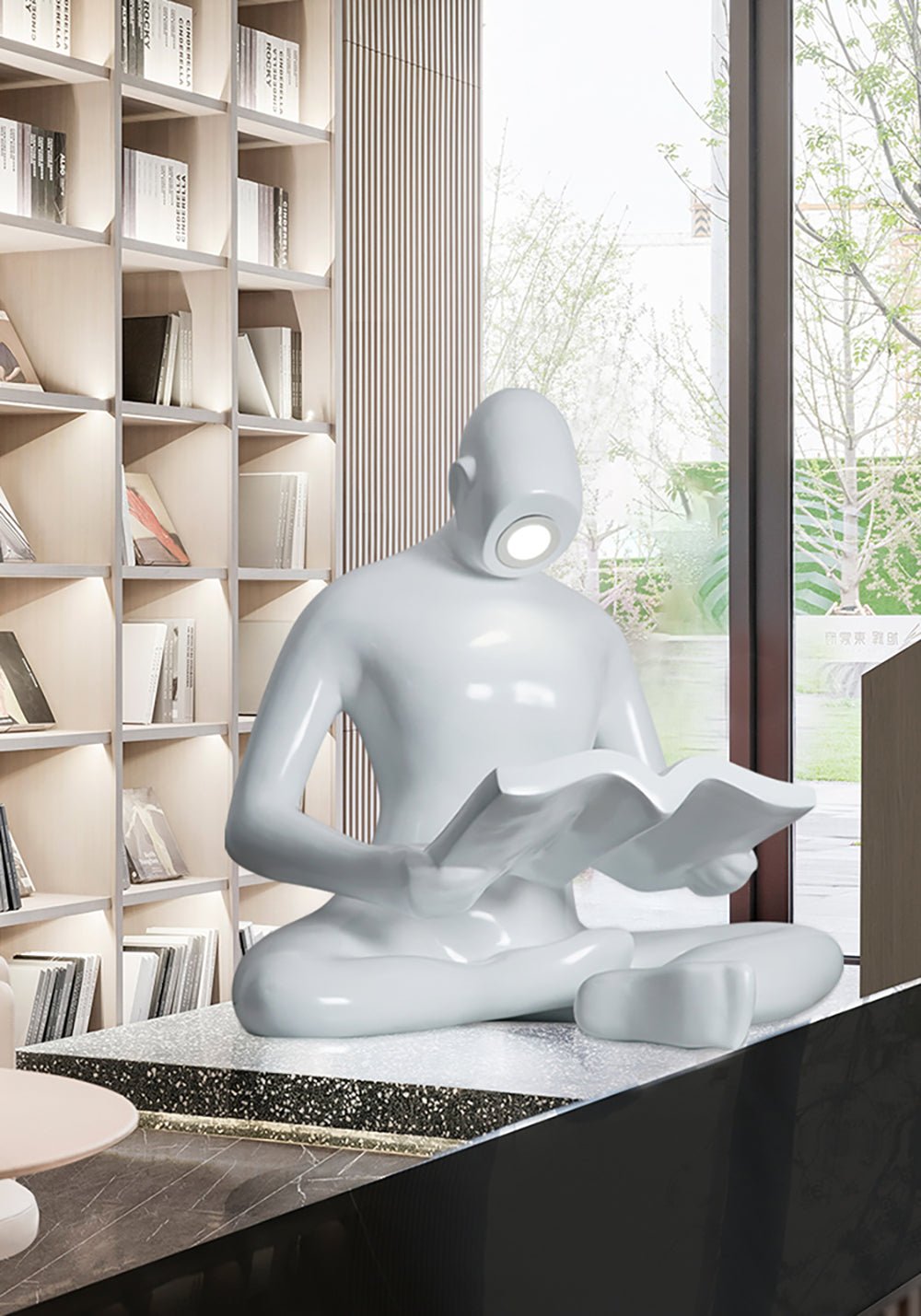 Elliott Reading Sculpture Free-standing Lamp Floor Lamp
