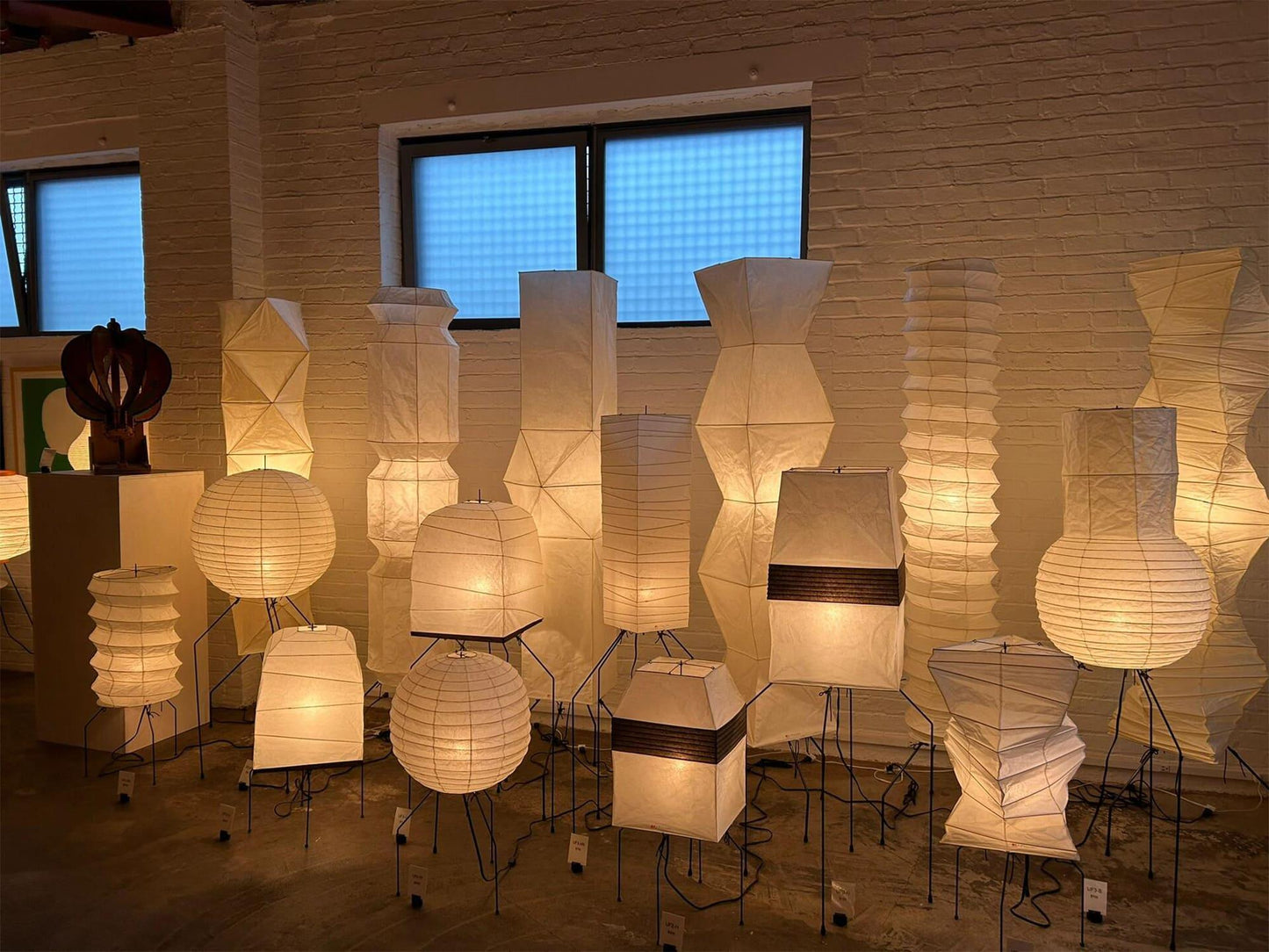 Ellipsa Rice Paper Lantern Floor Lamp