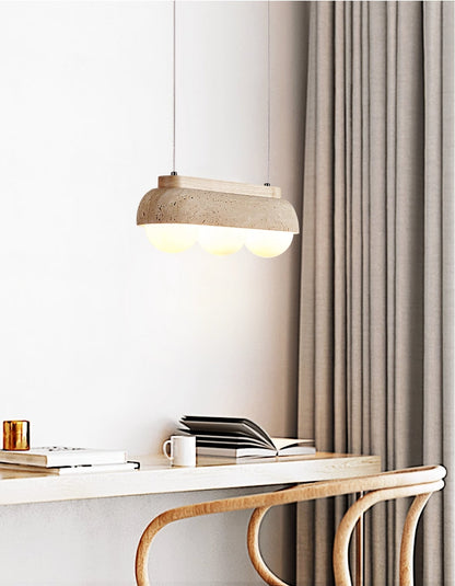 Elowen Travertine Pendant Light