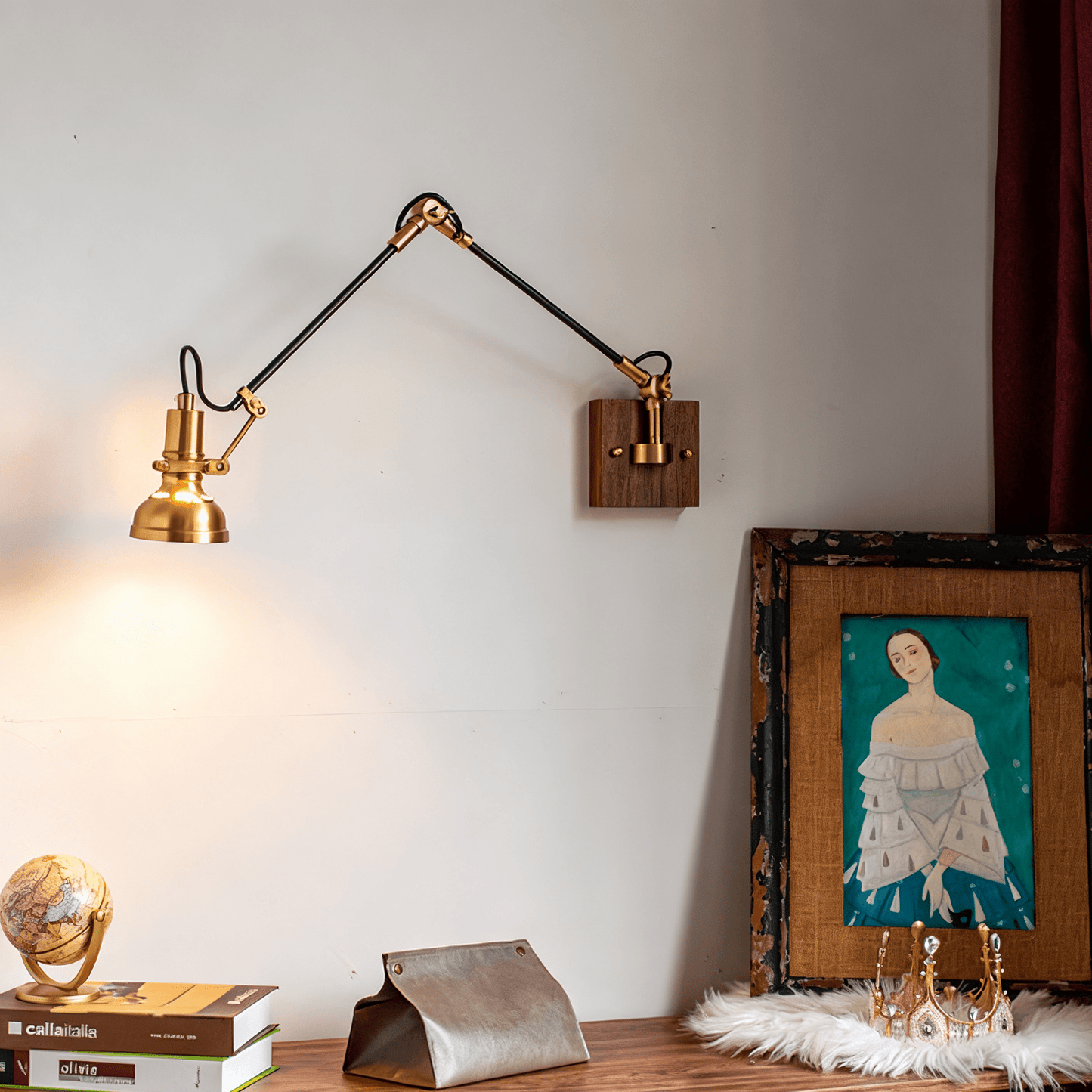 Elowen Wood Wall Lamp