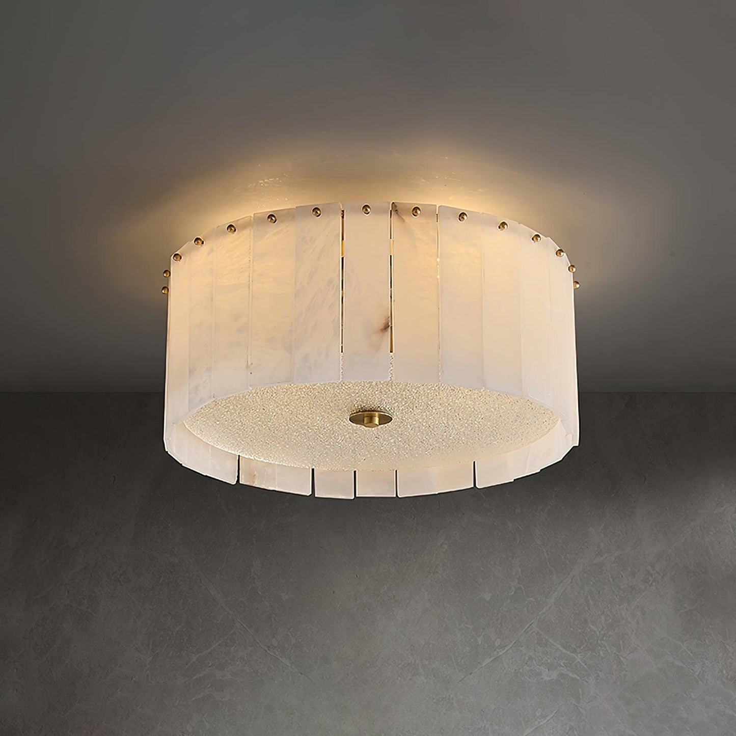 Elysian Alabaster Flush mount light Ceiling Lamp