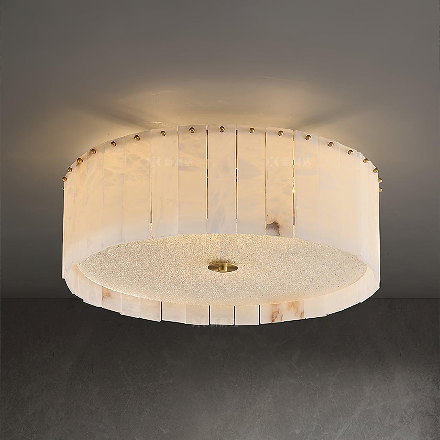 Elysian Alabaster Flush mount light Ceiling Lamp