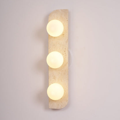 Elysian Travertine Plug-in Wall Light