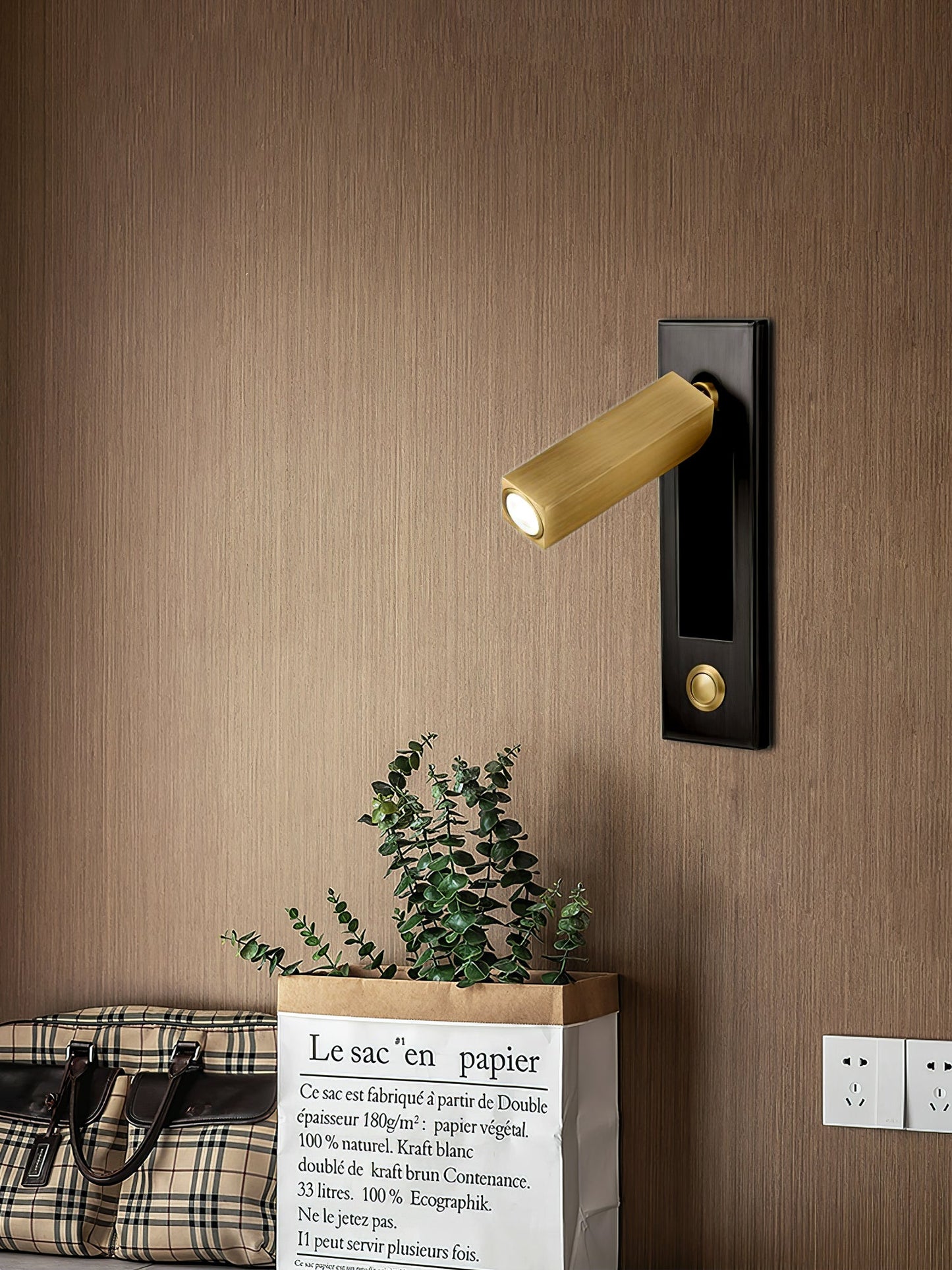 Embedded Bedside Sconce