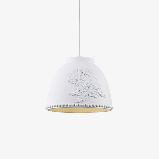 Embossed Flora Drop light Pendant Lamp