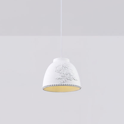 Embossed Flora Drop light Pendant Lamp