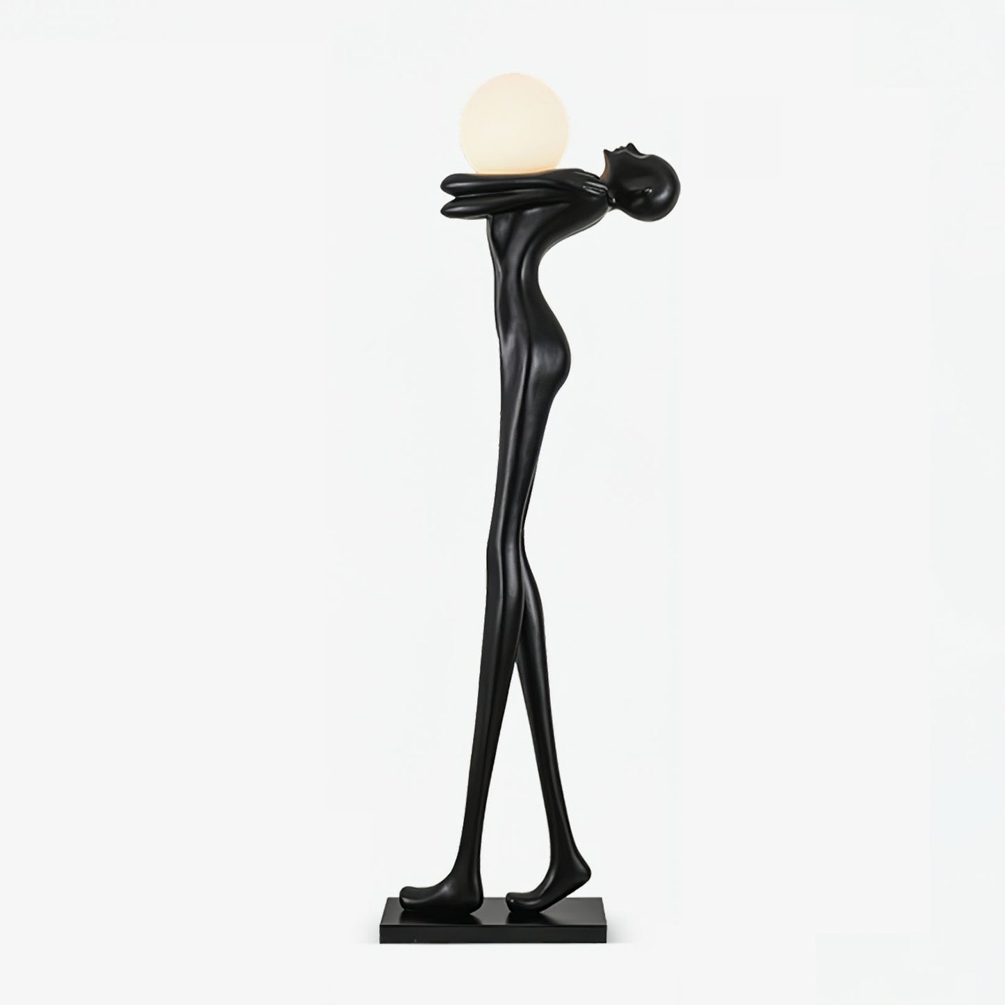 Embrace Ball Sculpture Standing Lamp Floor Lamp