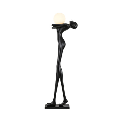 Embrace Ball Sculpture Standing Lamp Floor Lamp