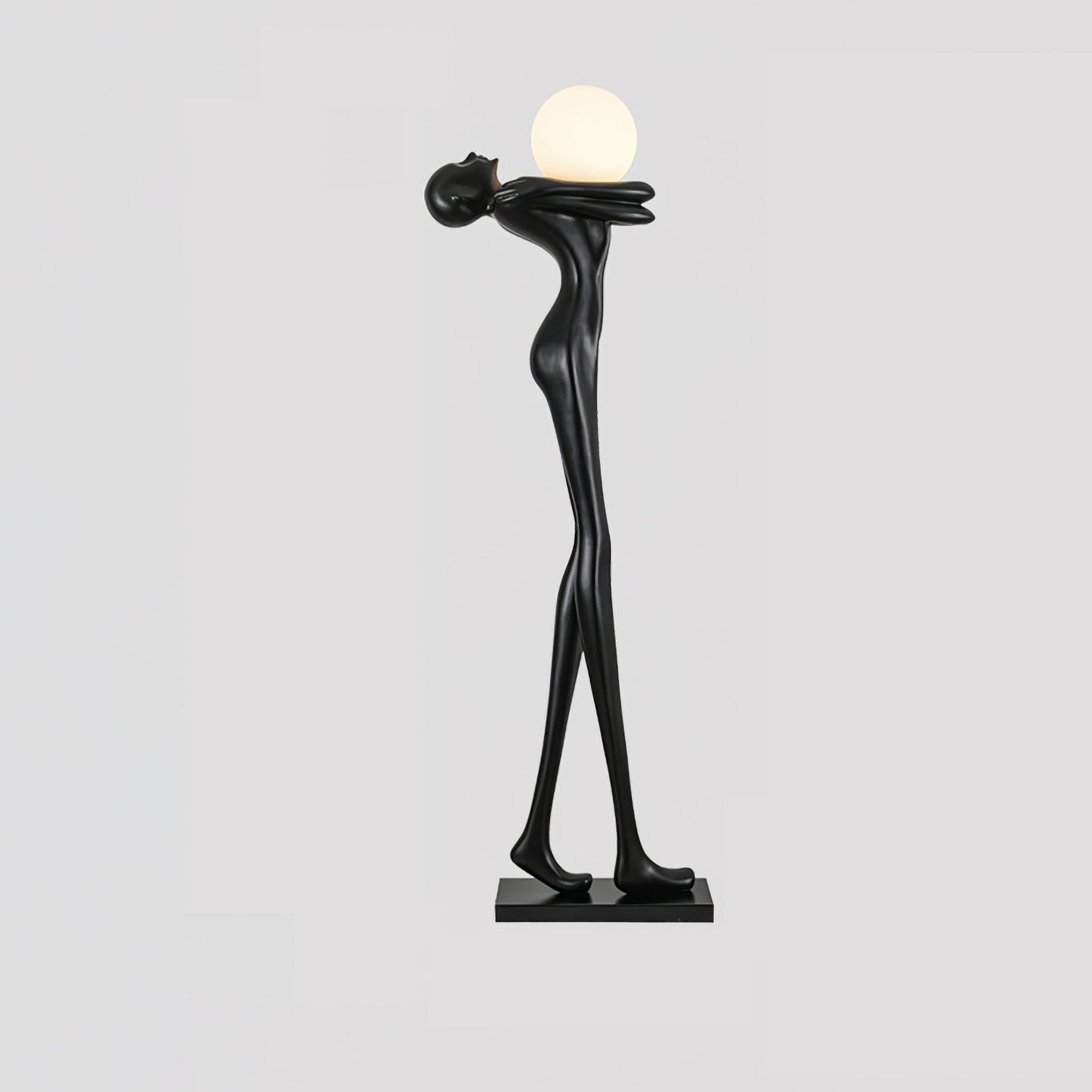 Embrace Ball Sculpture Standing Lamp Floor Lamp