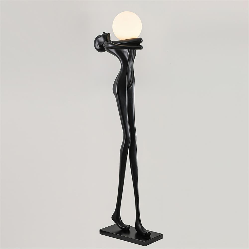 Embrace Ball Sculpture Standing Lamp Floor Lamp