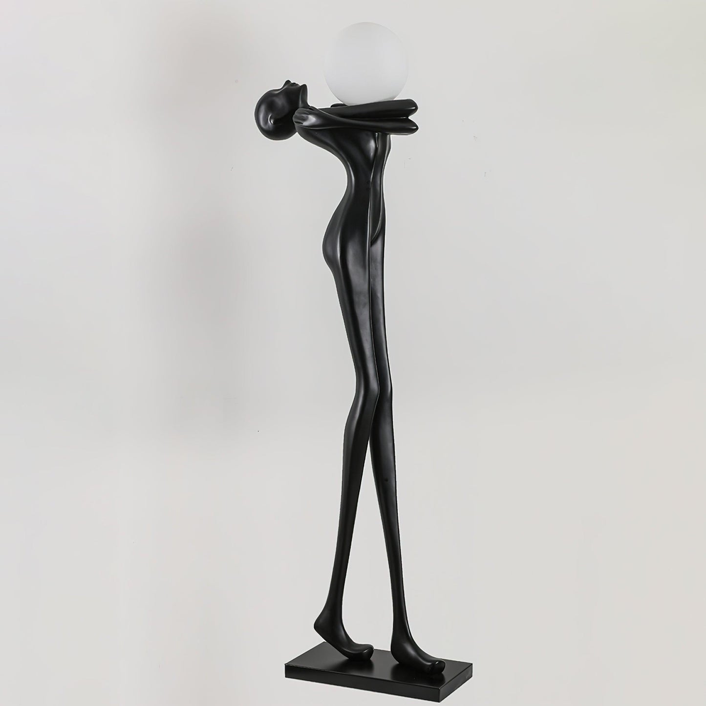 Embrace Ball Sculpture Standing Lamp Floor Lamp