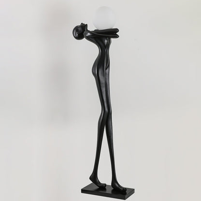 Embrace Ball Sculpture Standing Lamp Floor Lamp