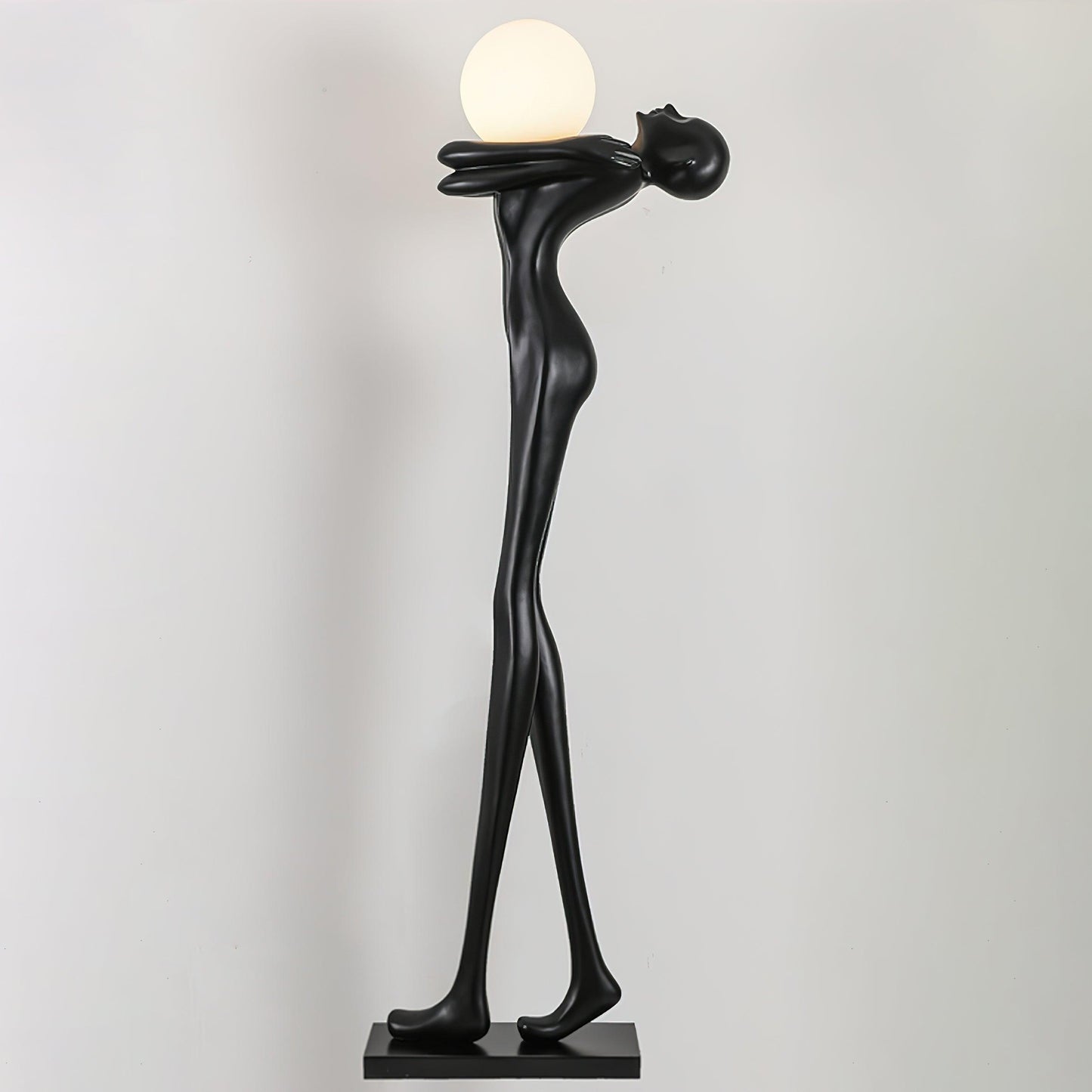 Embrace Ball Sculpture Standing Lamp Floor Lamp