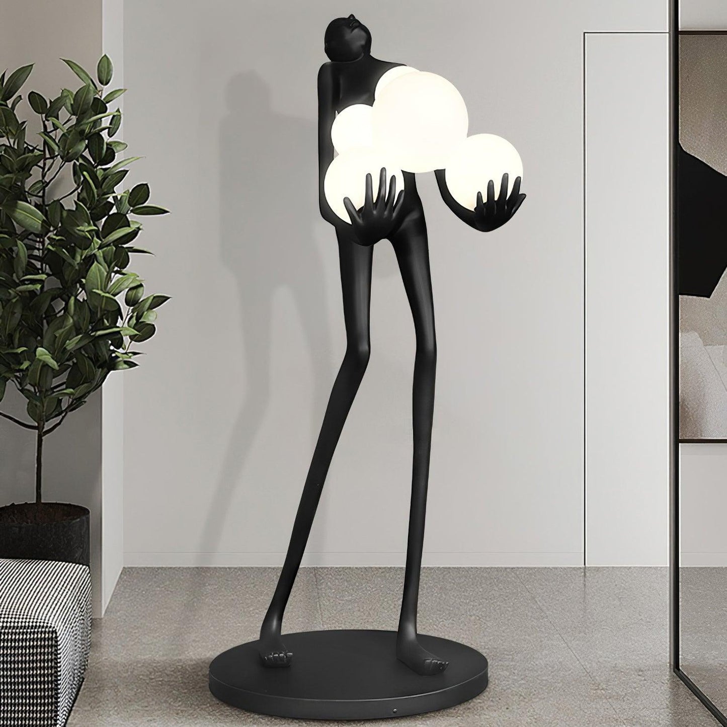 Embrace Sculpture Floor-mounted Lamp Floor Lamp