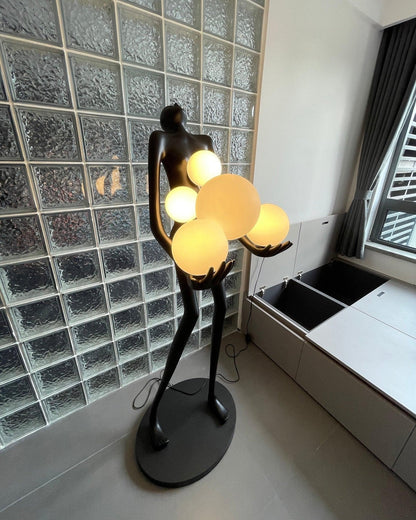 Embrace Sculpture Floor-mounted Lamp Floor Lamp