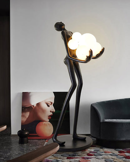 Embrace Sculpture Floor-mounted Lamp Floor Lamp