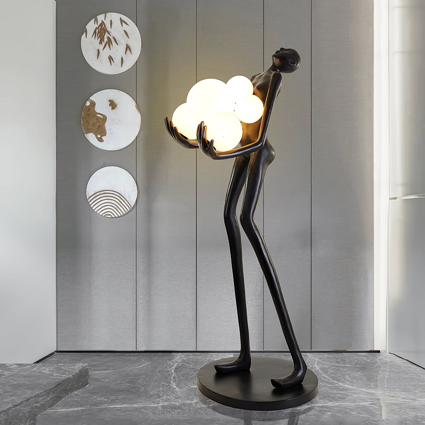 Embrace Sculpture Floor-mounted Lamp Floor Lamp