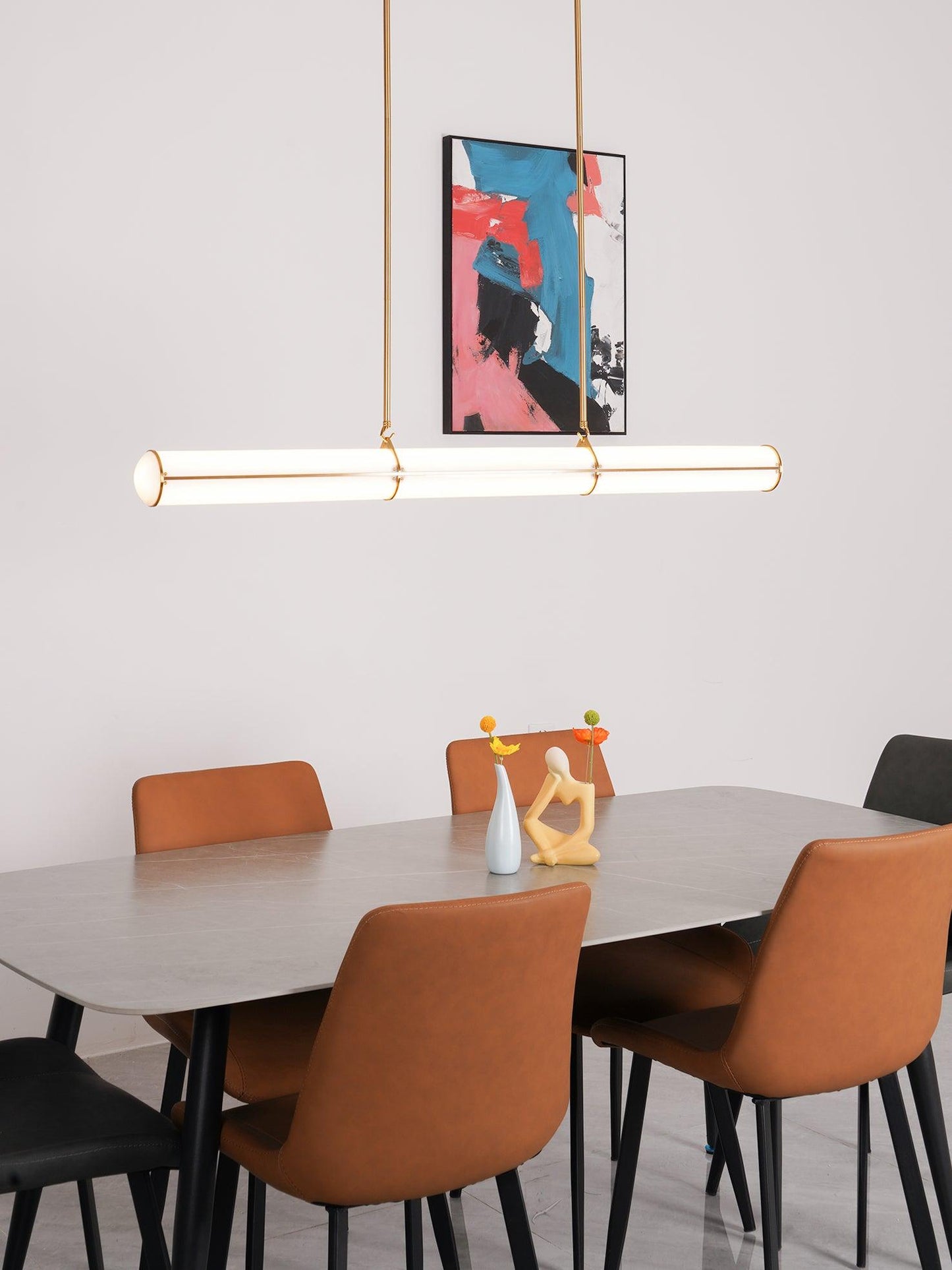 Cylindrical Endless Pendant Light