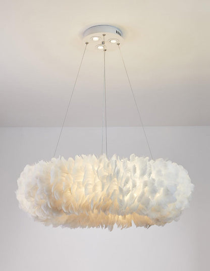 Goose Feathers Drop light Pendant Lamp