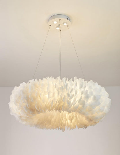 Goose Feathers Drop light Pendant Lamp