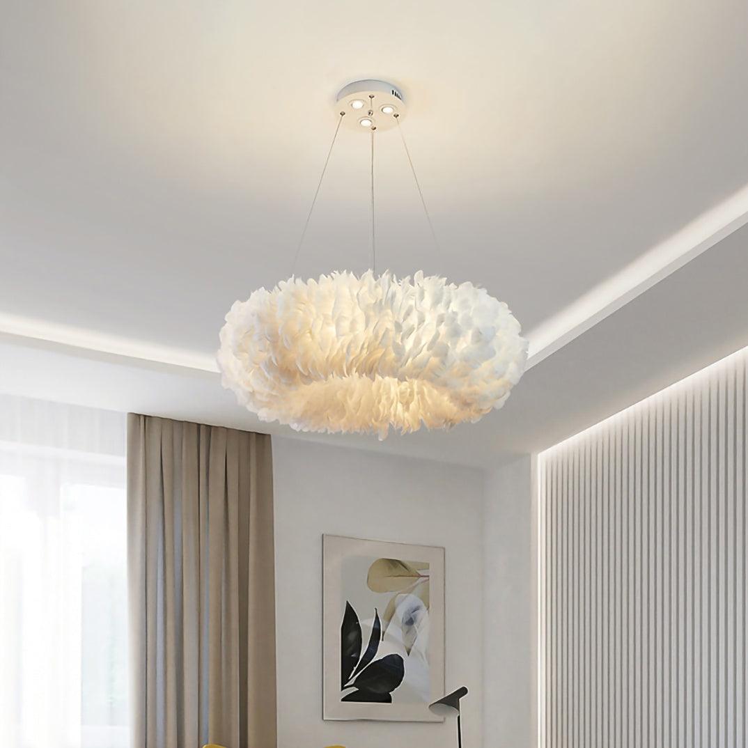 Goose Feathers Drop light Pendant Lamp