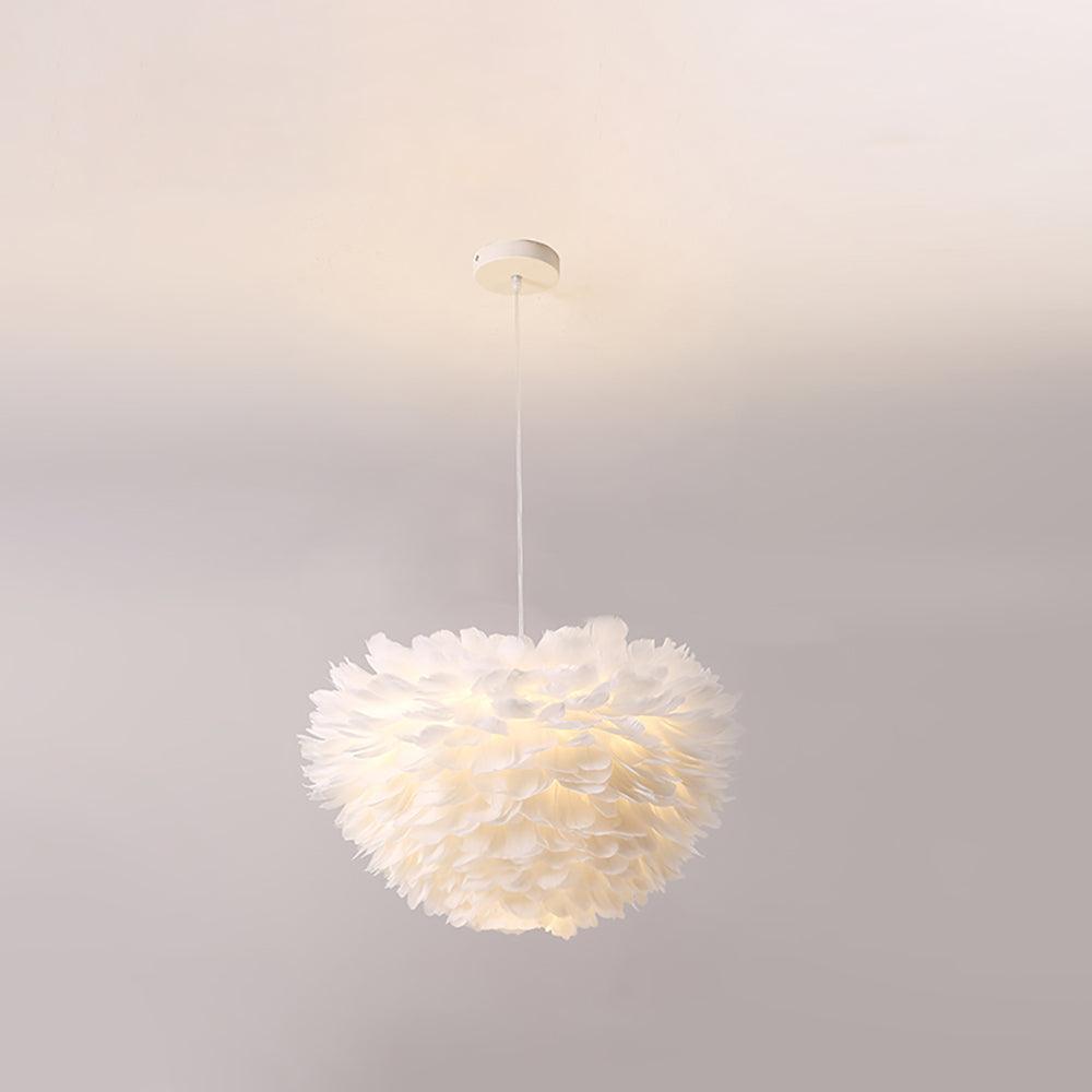 Goose Feathers Drop light Pendant Lamp