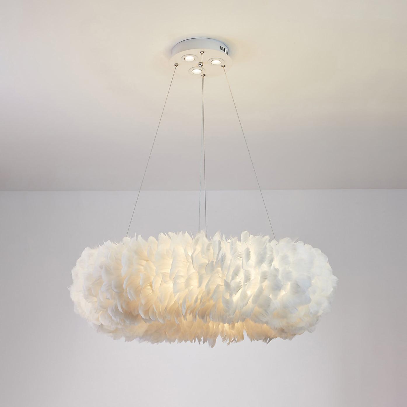 Goose Feathers Drop light Pendant Lamp