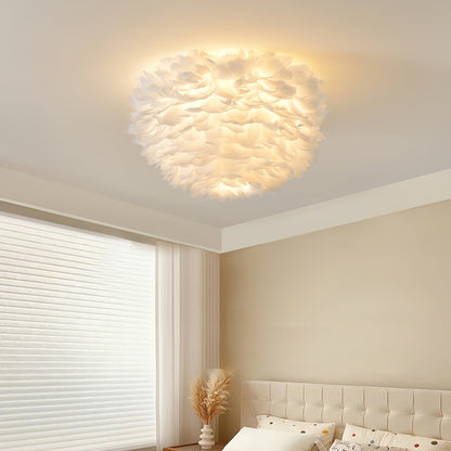 Feathered Ceiling-mounted light Ceiling Lamp