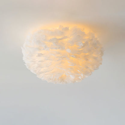 Feathered Ceiling-mounted light Ceiling Lamp