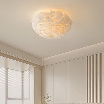 Feathered Ceiling-mounted light Ceiling Lamp