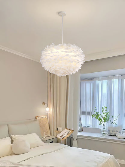 Goose Feathers Drop light Pendant Lamp